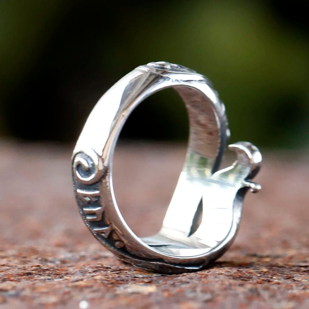 Runic Blessings – 316L Stainless Steel Ring